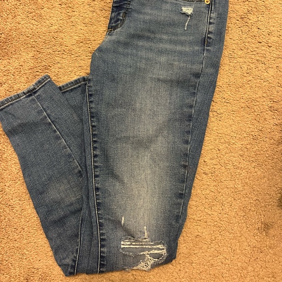 High Rise Skinny Ripped Jeans - Picture 2 of 4